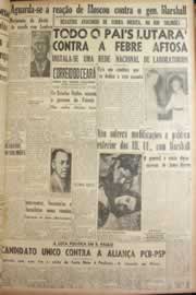 Página do jornal Correio do Ceará de janeiro de 1947