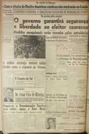 Página do jornal Correio do Ceará de janeiro de 1947