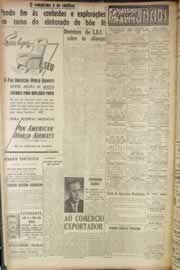 Página do jornal Correio do Ceará de janeiro de 1947