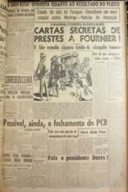 Página do jornal Correio do Ceará de janeiro de 1947