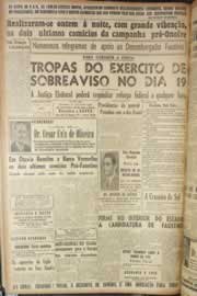 Página do jornal Correio do Ceará de janeiro de 1947