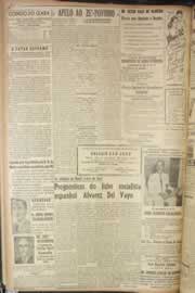 Página do jornal Correio do Ceará de janeiro de 1947