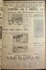 Página do jornal Correio do Ceará de janeiro de 1947