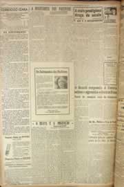 Página do jornal Correio do Ceará de janeiro de 1947