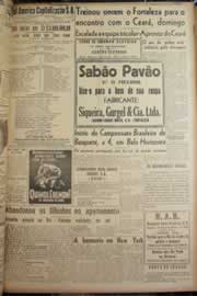 Página do jornal Correio do Ceará de janeiro de 1947