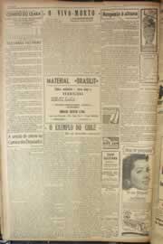 Página do jornal Correio do Ceará de janeiro de 1947
