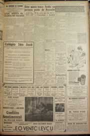 Página do jornal Correio do Ceará de janeiro de 1947