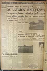 Página do jornal Correio do Ceará de janeiro de 1947