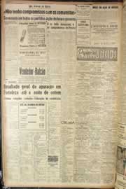 Página do jornal Correio do Ceará de janeiro de 1947