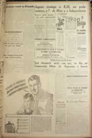 Página do jornal Correio do Ceará de janeiro de 1947