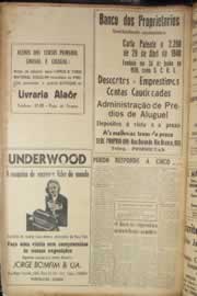 Página do jornal Correio do Ceará de março de 1947