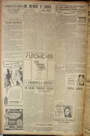 Página do jornal Correio do Ceará de março de 1947