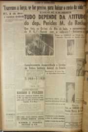 Página do jornal Correio do Ceará de março de 1947