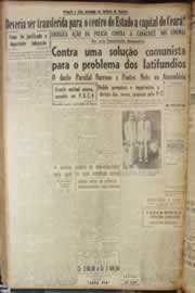 Página do jornal Correio do Ceará de março de 1947