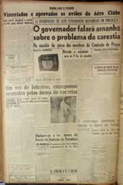 Página do jornal Correio do Ceará de março de 1947