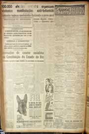 Página do jornal Correio do Ceará de abril de 1947