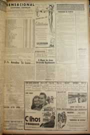 Página do jornal Correio do Ceará de abril de 1947