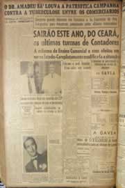Página do jornal Correio do Ceará de abril de 1947