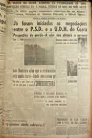 Página do jornal Correio do Ceará de abril de 1947