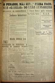 Página do jornal Correio do Ceará de abril de 1947