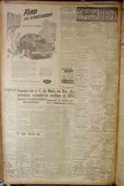 Página do jornal Correio do Ceará de abril de 1947