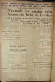 Página do jornal Correio do Ceará de maio de 1947