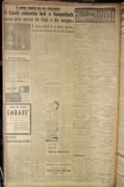 Página do jornal Correio do Ceará de maio de 1947
