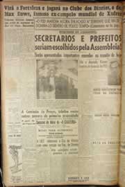 Página do jornal Correio do Ceará de maio de 1947
