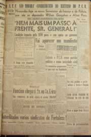 Página do jornal Correio do Ceará de maio de 1947