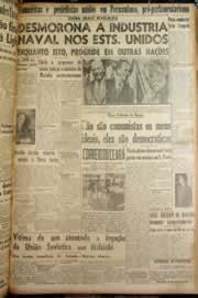 Página do jornal Correio do Ceará de maio de 1947