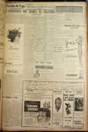 Página do jornal Correio do Ceará de maio de 1947