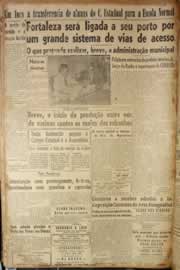 Página do jornal Correio do Ceará de maio de 1947