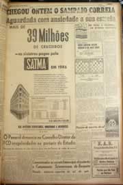 Página do jornal Correio do Ceará de maio de 1947