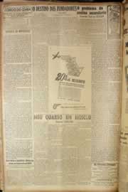 Página do jornal Correio do Ceará de maio de 1947