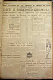Página do jornal Correio do Ceará de junho de 1947