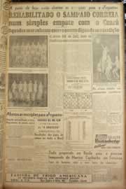 Página do jornal Correio do Ceará de junho de 1947