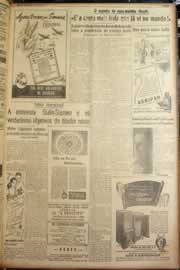 Página do jornal Correio do Ceará de junho de 1947