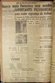 Página do jornal Correio do Ceará de junho de 1947