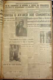 Página do jornal Correio do Ceará de junho de 1947