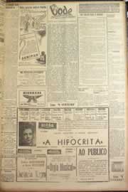 Página do jornal Correio do Ceará de junho de 1947