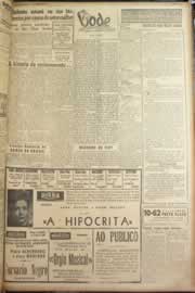 Página do jornal Correio do Ceará de junho de 1947