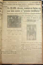 Página do jornal Correio do Ceará de junho de 1947