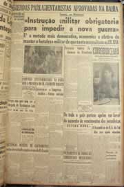 Página do jornal Correio do Ceará de junho de 1947