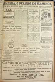 Página do jornal Correio do Ceará de junho de 1947