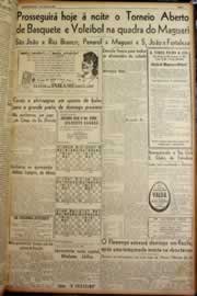Página do jornal Correio do Ceará de julho de 1947