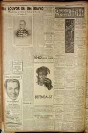 Página do jornal Correio do Ceará de julho de 1947