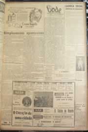 Página do jornal Correio do Ceará de julho de 1947