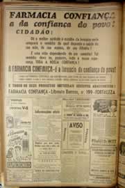 Página do jornal Correio do Ceará de julho de 1947