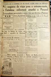 Página do jornal Correio do Ceará de julho de 1947