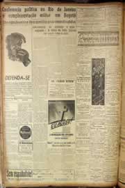 Página do jornal Correio do Ceará de julho de 1947